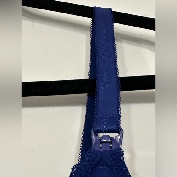 You! lingerie maternity nursing breastfeeding bra XXL blue - Picture 8 of 11
